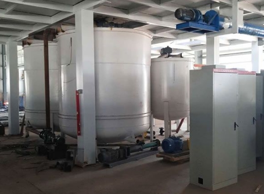 Gypsum board machinery
